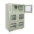 20% to 60%RH Digital Dry Cabinet 1430L White Electronic Moisture Proof Dehumidifier 6-Tier for Camera & Lab Storage Low Humidity Lens Box