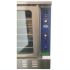 54,000 BTU 120V Single Deck Full Size Commercial LP Natural Gas Convection Oven, ETL Certified, with Casters & Glass Doors