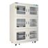 1%-10%RH Digital Dry Cabinet 1430L White Moisture Proof Dehumidifier 6-Tier for Camera & Lab Storage Low Humidity Control Lens Box