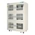 1%-10%RH Digital Dry Cabinet 1430L White Moisture Proof Dehumidifier 6-Tier for Camera & Lab Storage Low Humidity Control Lens Box